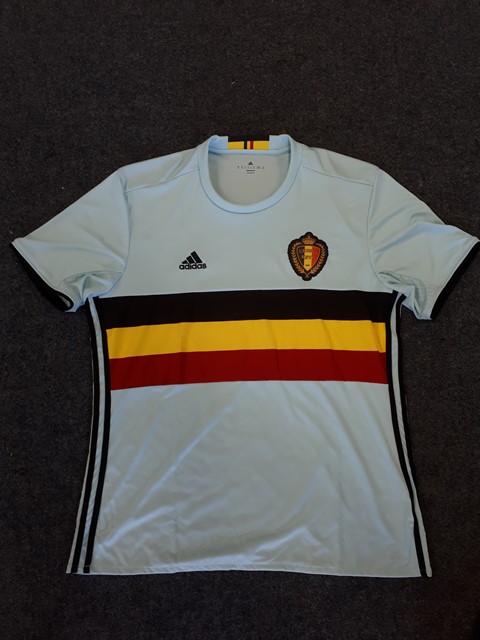 Fussballmannschaft Belgien - Auswärtstrikot blau 016